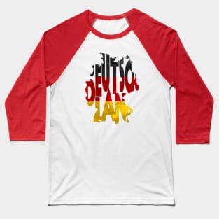 Germany Typo Map Baseball T-Shirt